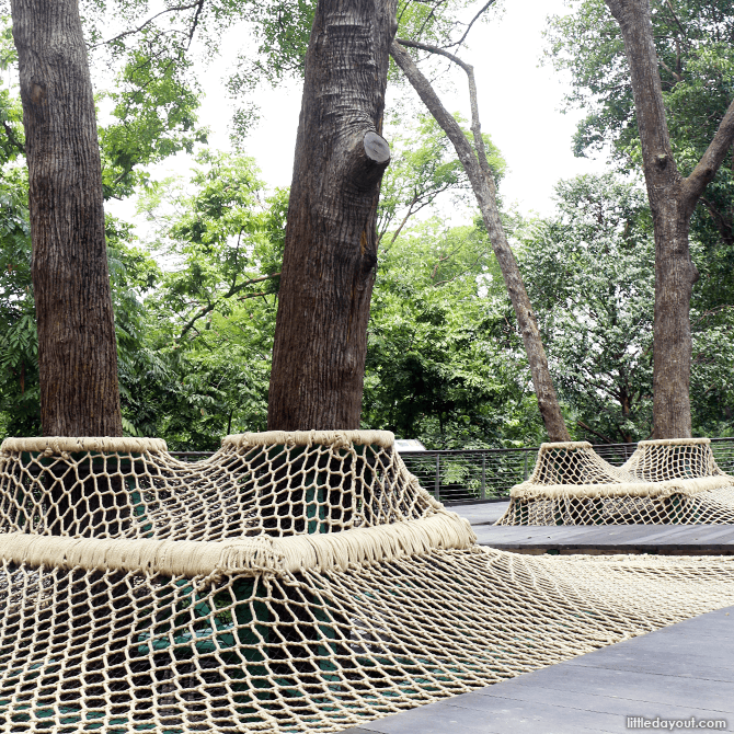 Canopy Web at the SPH Forest of Giants