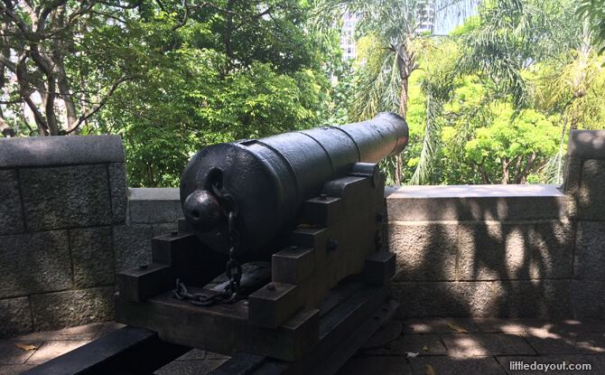 Cannon, Fort Canning Park