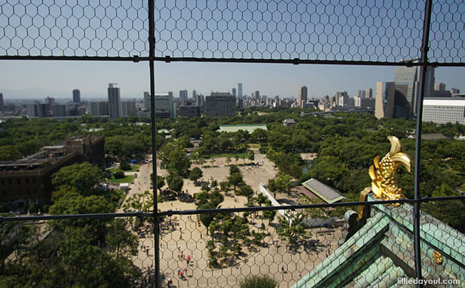 View from Osaka Castle