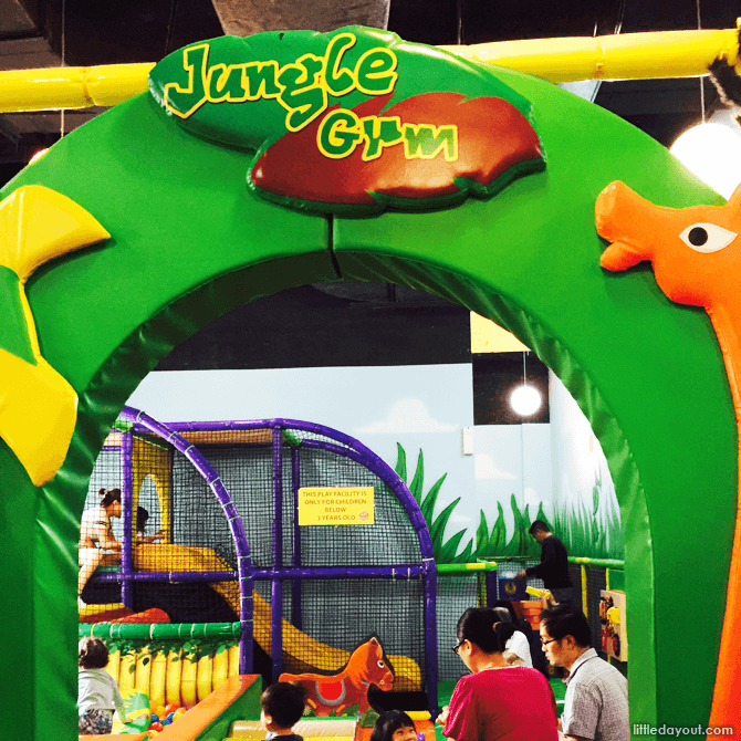 Toddler Play Area, Ball pit at Kungfu Wooden Obstacle at Amazonia Indoor Playground