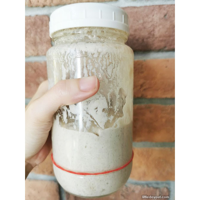 Prepare the levain with the sourdough starter