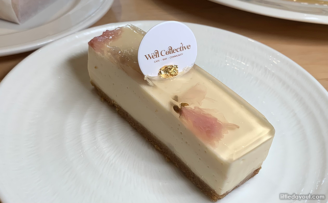 Well Collective: Family-friendly and Pet-friendly Café at Northshore Plaza II - Sakura Cheesecake