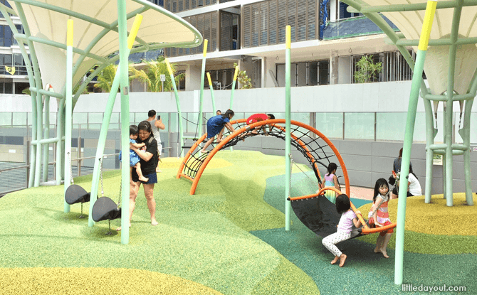 Waterway Point playground hammock