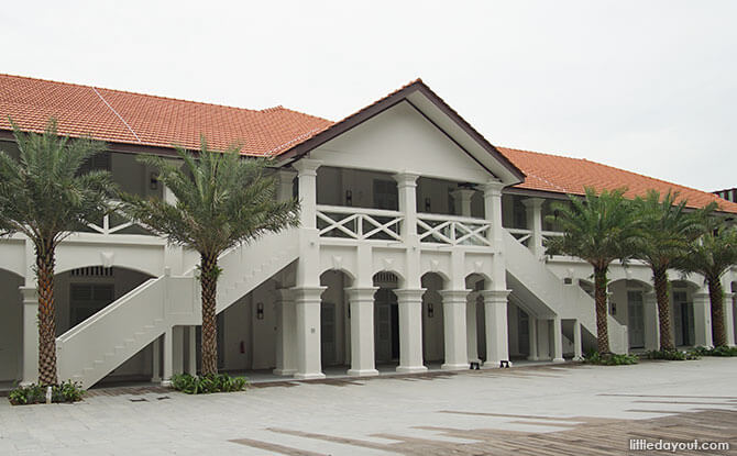 Mess hall area at Far East Hospitality's Sentosa Hotels