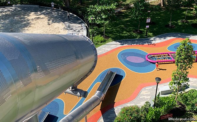 Slides at the East Coast Park Playground at Former Big Splash