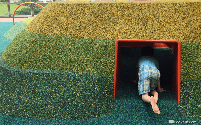 Waterway Point playground rabbit hole