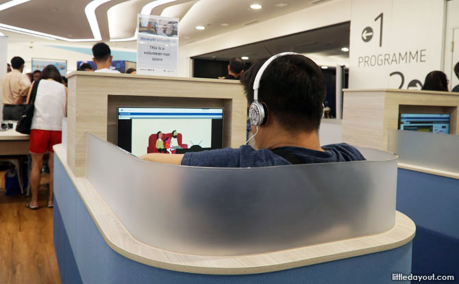 Learning Pods at library@harbourfront