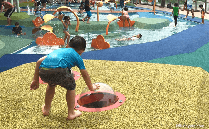 Waterway Point playground bubbletops