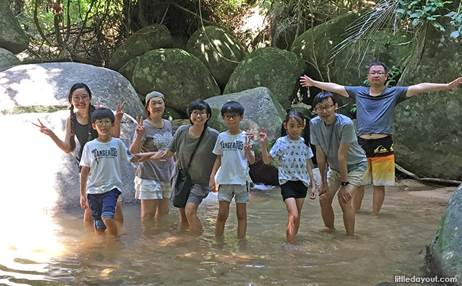 Going On A Road Trip To Malaysia: Family Holiday To Tioman With Kids 15 Enjoying the refreshing spring water