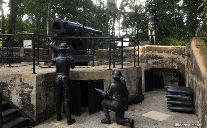 Gun Emplacement at Fort Pasir Panjang