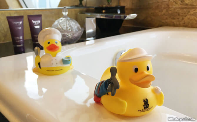 A thoughtful gesture that made bath time a fun time for the little one