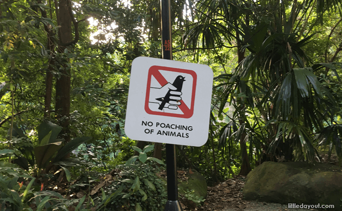 Bukit Batok Nature Park signage