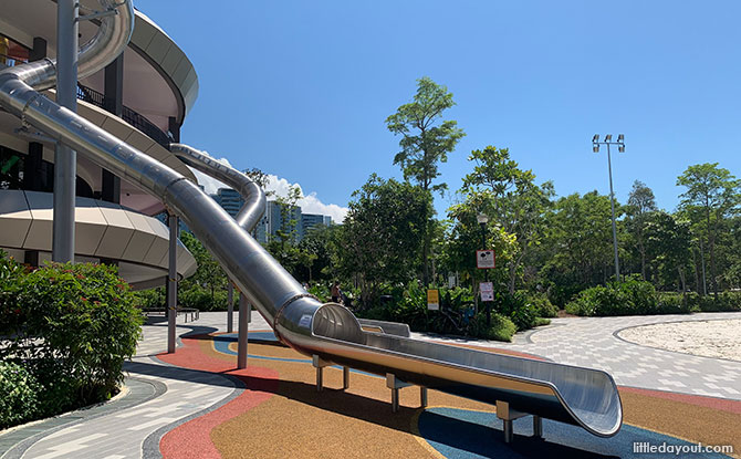 Slides at Coastal PlayGrove