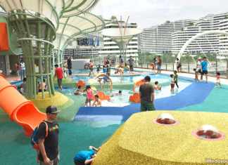 Waterway Point Playground: Splash And Slide At Happy Park Waterway Point playground