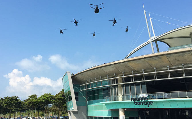 RSAF50@Marina Barrage: Aerial Displays On The National Day Weekend 1 RSAF Aircraft in Action