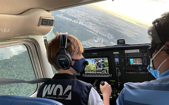 Singapore’s Youngest Flying Club Member