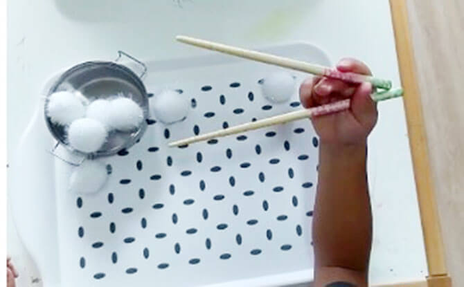 Chopstick practice