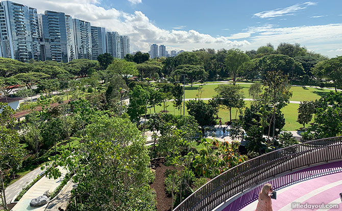 View from the top of the Play Tower at Coastal PlayGrove