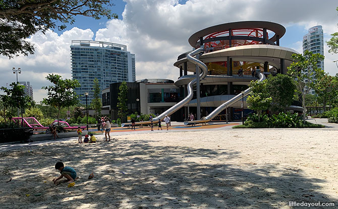 Sand playground at Coastal PlayGrove