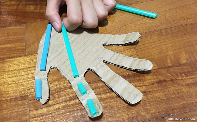 cardboard fingers craft