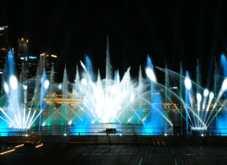 PSA: Spectra, Marina Bay Sands Light Show Suspended Spectra Marina Bay Sands Light Show