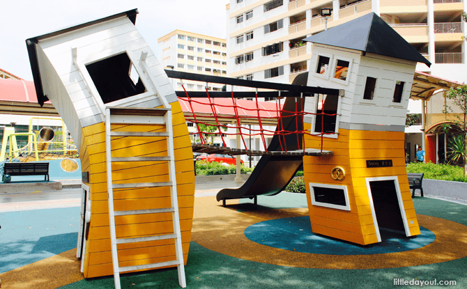Yishun Green interactive playground crooked houses