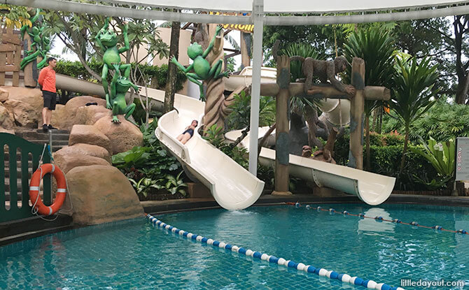 Water slides at Rasa Sentosa Resort