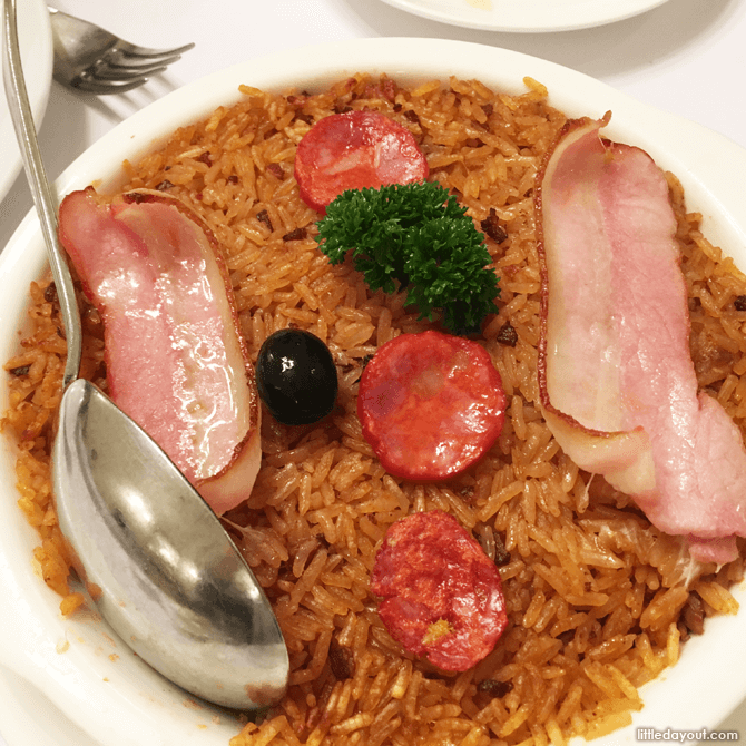 Baked duck rice (there were generous pieces of duck underneath the rice, in case you’re wondering where the duck was).