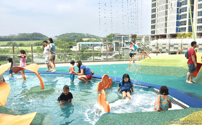 Waterway Point playground lake