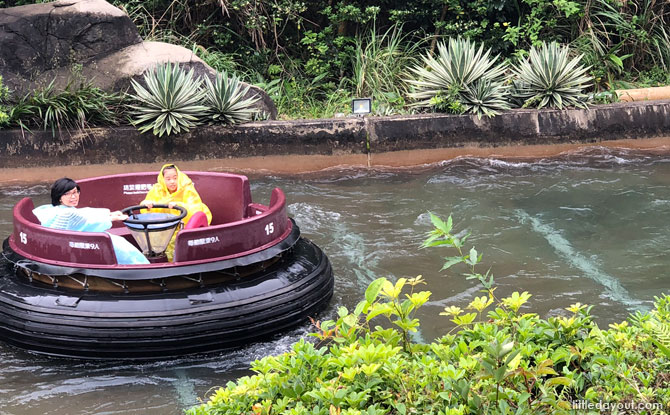 My “whitewater rafting” partner liked the ‘Big Canyon Rapids Ride’ so much we had to go for a second round!