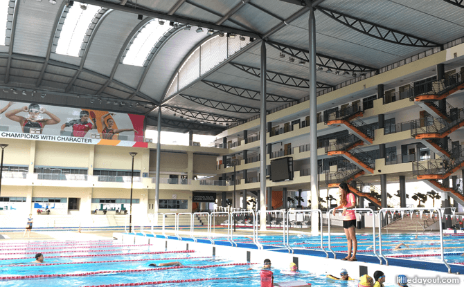 For rain-proof swimming lessons for kids, have your classes at an indoor or sheltered pool.