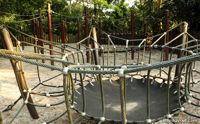 Rope Course at Hindhede Nature Park