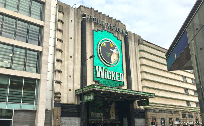 Wicked at Apollo Victoria Theatre, London