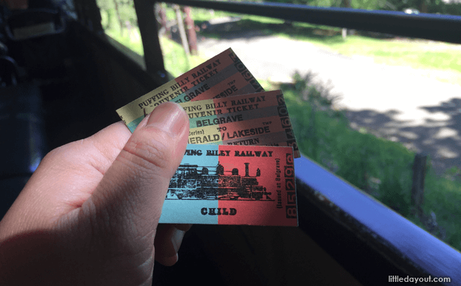 Melbourne Puffing Billy train tickets