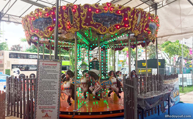 Carnival Rides and Games at the Geylang Hari Raya Bazaar