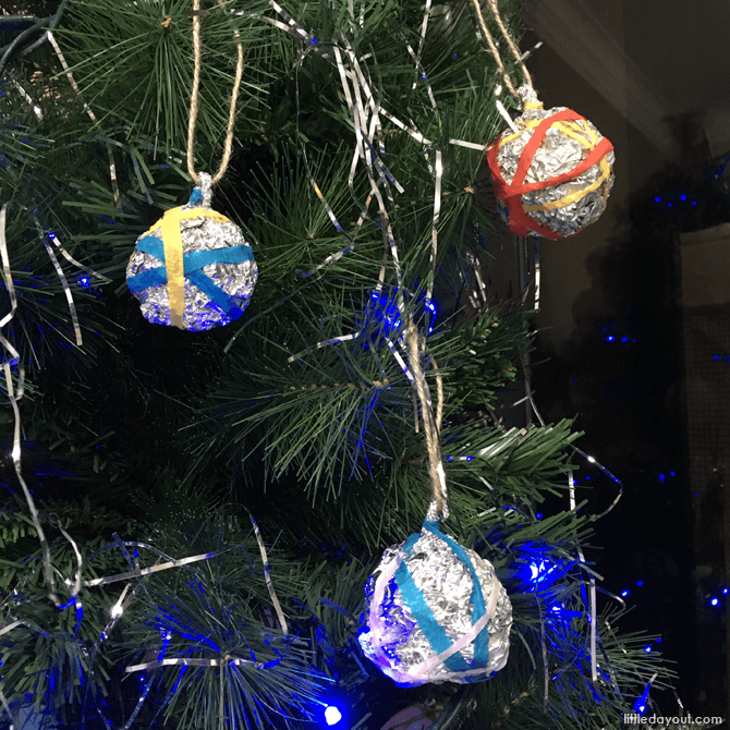 DIY Christmas decor baubles