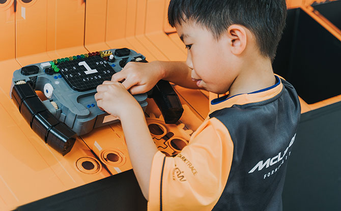 LEGO Technic McLaren Formula 1 Pop-Up Experience Makes A Pitstop In Town 3 Interactive Stations