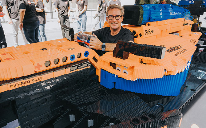 LEGO Technic McLaren Formula 1 Pop-Up Experience Makes A Pitstop In Town 2 Get behind the driver's seat