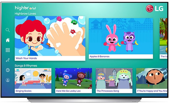 Highbrow VOD Education Platform For Kids Launches On LG Smart TVs