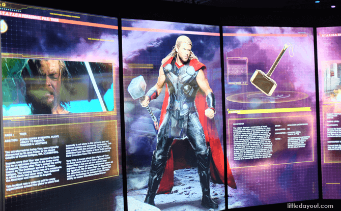 Marvel Avengers Station Thor exhibit