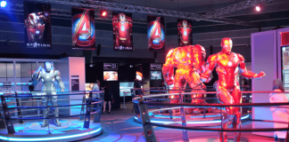 Marvel Avengers Station Iron Man exhibit