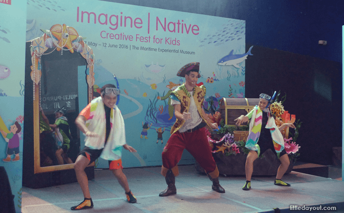 Imagine Native S.E.A. Aquarium stage activities