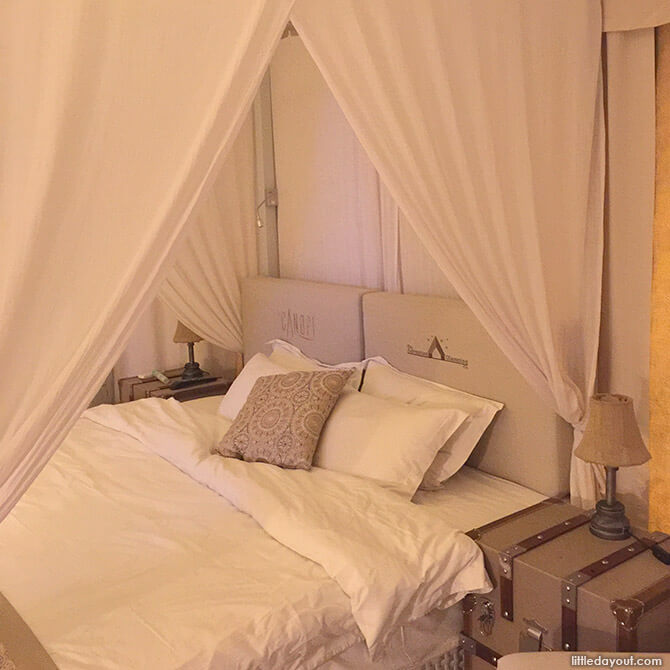 Four Poster Bed at The Canopi Resort Bintan