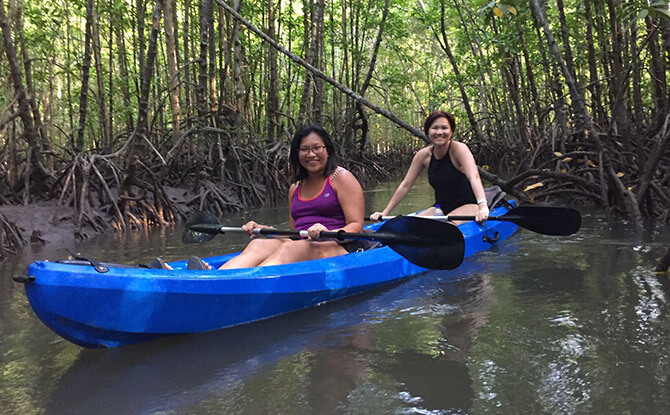 Kayaking in the Mangrove Swamp at The Canopi, Bintan