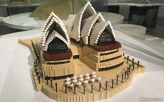 Lego replica of Sydney Opera House