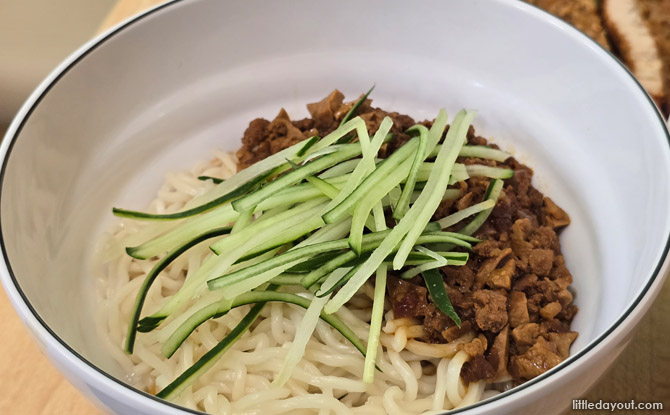 Eat 3 Bowls Review: Anniversary Specials And OG Menu 4 Zha Jiang Noodles with Pork Chop