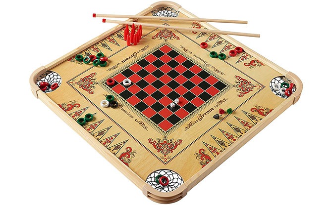 Carrom Board with Multiple Games