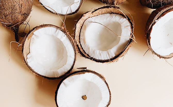 Coconut Oil, Sugar and Essential Oil Hair Mask