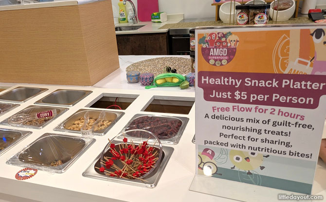 $5 per head snack bar