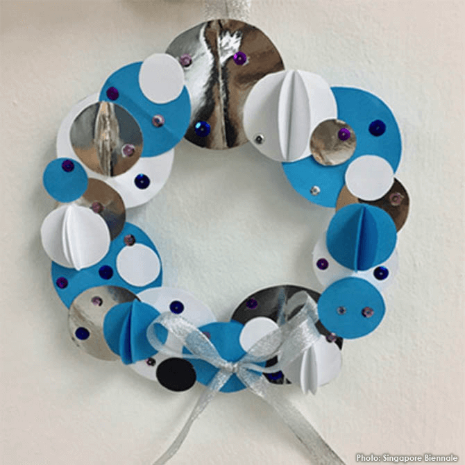 Singapore Art Museum wreath craft